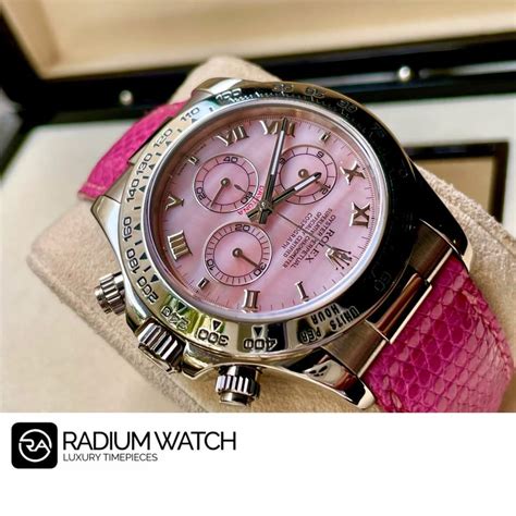 rolex daytona pink gold มือสอง ราคา